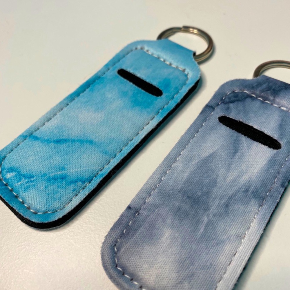 Chapstick keychain holders